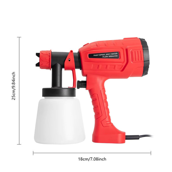 Pistola eléctrica de pulverización de pintura 700W - Imagen 3
